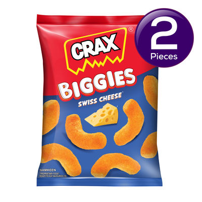 Crax Biggies Swiss Cheese Puffs 65 g Combo