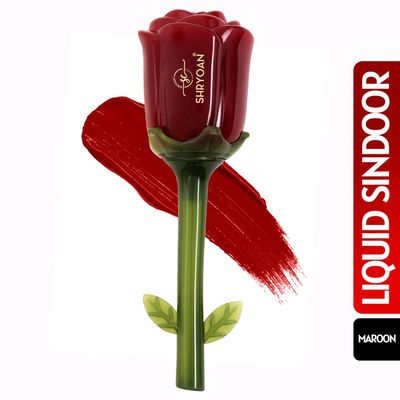 Shryoan Rose Liquid Sindoor - Maroon