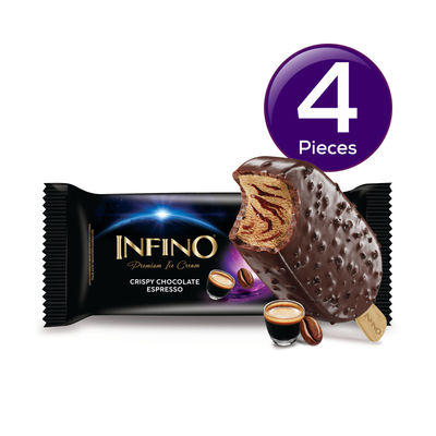 Infino Crispy Chocolate Espresso Ice Cream Stick 80 ml Combo