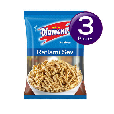 Yellow Diamond Ratlami Sev 38 g Combo