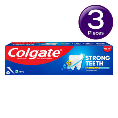 Colgate Strong Teeth Anticavity Toothpaste 150 g Combo