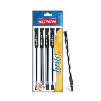 Reynolds Brite Ball Pen Set (5 Black Pens)