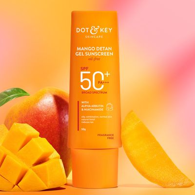 Dot & Key Mango DETAN Gel Sunscreen SPF 50+ PA+++