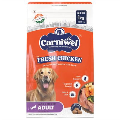 Carniwel Fresh Chicken Dry Dog Food For Large Breed, Adult