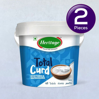 Heritage Total CUP Curd 1 kg Combo