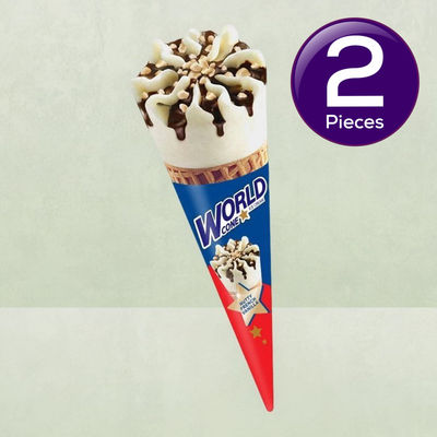 Havmor Nutty French Vanilla Ice Cream Cone 150 ml Combo