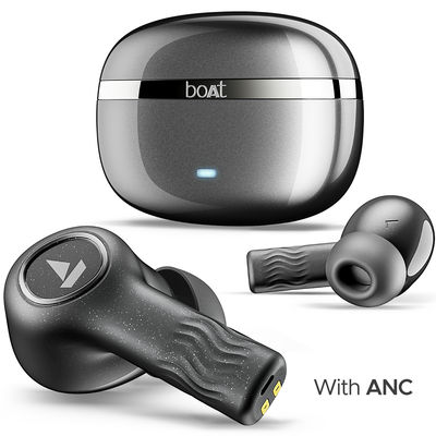 boAt Nirvana Ion ANC TWS Earbuds w/ 120H Playtime, ANC upto 32dB & In-Ear Detection (Crystal Black)