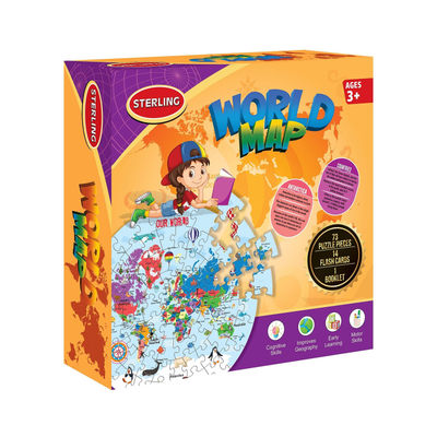 Sterling World Map Puzzle Game