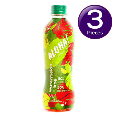 Aloha Flavoured Soft drink - Watermelon Lime 300 ml Combo