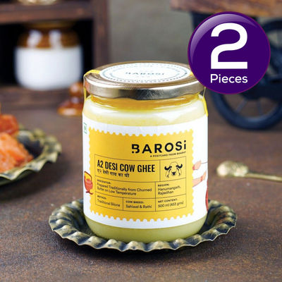 Barosi A2 Desi Cow Ghee 500 ml Combo