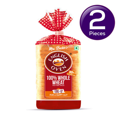 English Oven Zero Maida 100% Whole Wheat Bread 400 g Combo