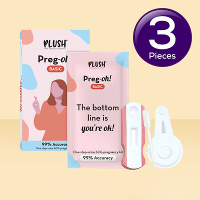 Plush Preg-Oh! Basic Pregnancy Test Kit 1 pc Combo