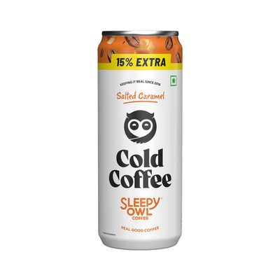 Sleepy Owl Cold Coffee Can - Salted Caramel