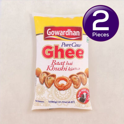 Gowardhan Pure Cow Ghee - Pouch 1 l Combo