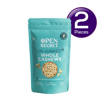 Open Secret Premium Whole Cashews-Kaju | Fasting Special | Vrat 1 kg Combo