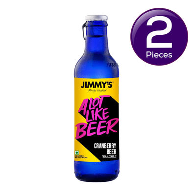 Jimmy's Cranberry Beer - Non Alcoholic 250 ml Combo
