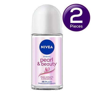 Nivea Deo Roll On Pearl Beauty Underarms 72h Protection 50 ml Combo