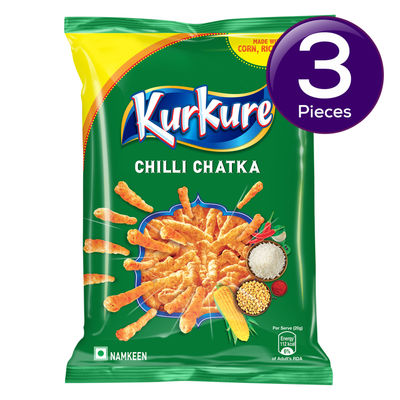 Kurkure Red Chilli Chataka Chips 72 g Combo