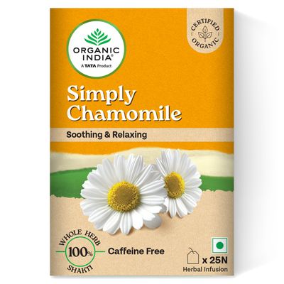 Organic India Simply Chamomile Organic Herbal Tea