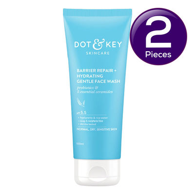 Dot & Key Barrier Repair + Hydrating Gentle Face Wash 100 ml Combo