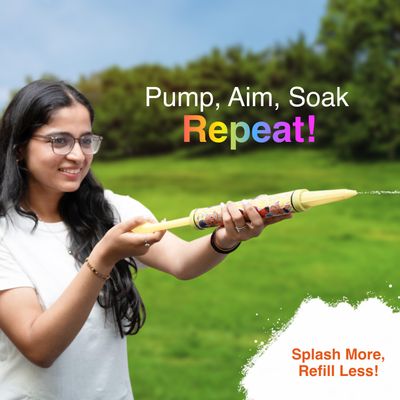 Tom Uncle Small Water Pipe Pichkari for Holi (Colour May Vary)