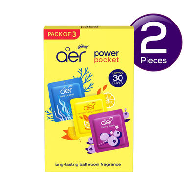 Godrej Aer Power Pocket Bathroom Freshener 30 g Combo