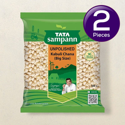Tata Sampann Unpolished Kabuli Chana 500 g Combo