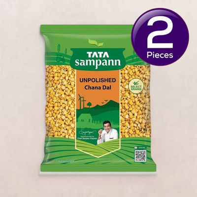 Tata Sampann Unpolished Chana Dal 1 kg Combo