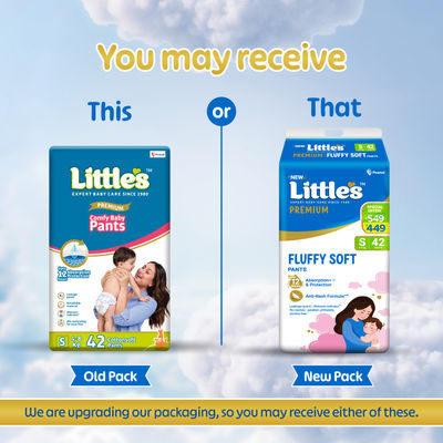 Littles Expert Baby Care DiapersFor Kids | White | S (4 - 8 kg)