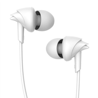 boAt BassHeads 100 Wired Earphones with Hawk Inspired Design, Super Extra Bass & Mic (White)