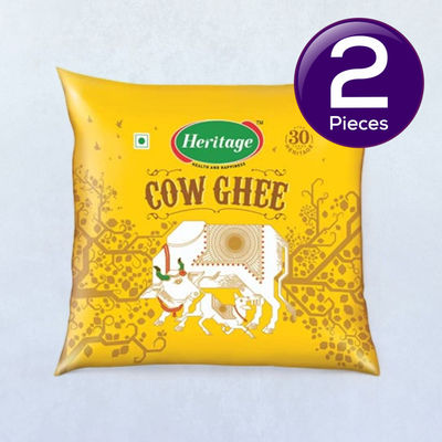 Heritage Cow Ghee | Pouch 500 ml Combo