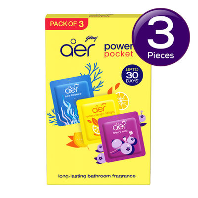 Godrej Aer Power Pocket Bathroom Freshener 30 g Combo
