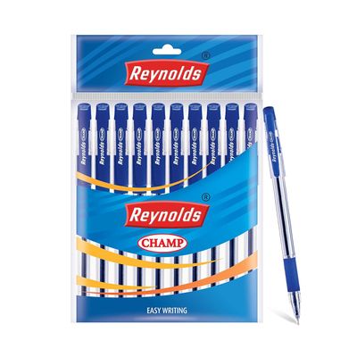 Reynolds Champ Ball Pen Set (10 Blue Pens)
