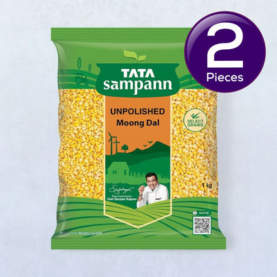 Tata Sampann Unpolished Moong Dal 1 kg Combo
