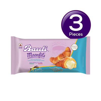 Bauli Moonfils Croissants Vanilla (Egg) 45g 45 g Combo