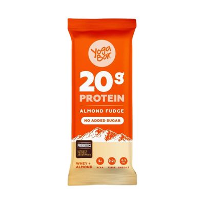 Yoga Bar 20g Protein Bar, Almond Fudge, Multigrain Energy Bar, High Protein Bar