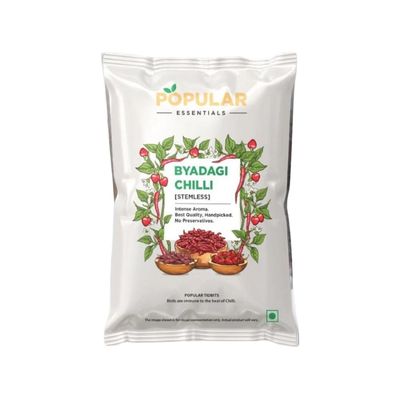 Popular Essentials Byadagi Chilli Stemless