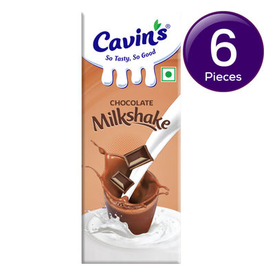 Cavin's Chocolate Milkshake Tetrapack 180 ml Combo