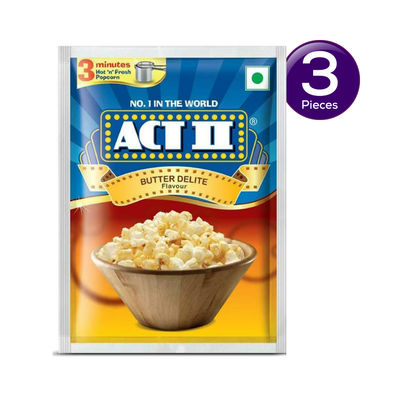 ACT II Instant Butter Delite Popcorn 70 g Combo