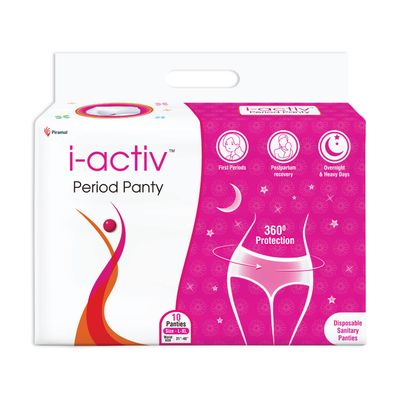 I-Activ Disposable Period Panties | L-XL