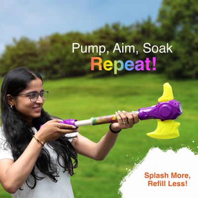Tom Uncle Special Axe Water Pipe Pichkari for Holi