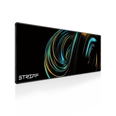 Striff Extended Size (800 Mm X 300 Mm X 3 Mm) Gaming Mouse Pad Stitched Edges (Universe)