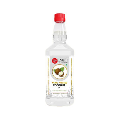 Indic Wisdom Wood Pressed Virgin Coconut Oil | Cold Pressed - Extracted on Wooden Churner