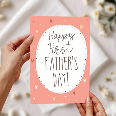 Oye happy Happy 1st Father's Day Card