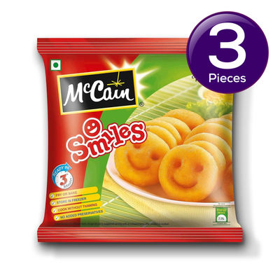 McCain Smiles Cripsy Happy Potatoes 415 g Combo