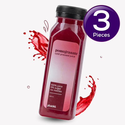 Pluckk 100% Fresh Pomegranate Juice 250 ml Combo