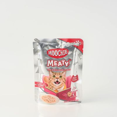 Moochie Meaty Wet Food Tuna Bonito Recipe In Jelly For Cats