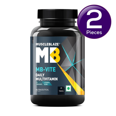 MuscleBlaze MB Vite Daily Multivitamin Tablet 60 pc Combo