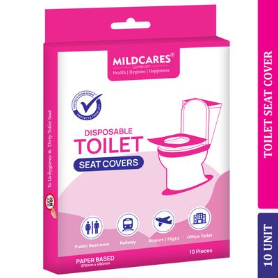 Mildcares Disposable Toilet Seat Cover Pack Of 10