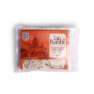 Jai Kashi Jumbo Twisted Cotton Wicks